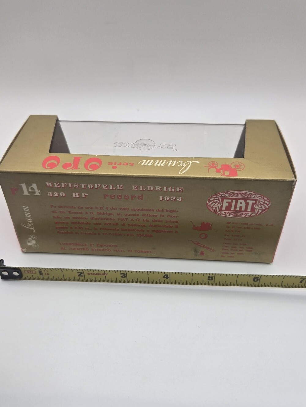 Brumm R14 Fiat Mefistofele Eldridge 320 HP Record 1923 1:43 scale die-cast - Picture 6 of 7